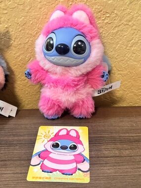 POP MART Disney Stitch Plush in Cheshire Cat Costume